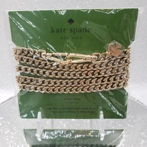 Kate Spade Chain Replacement Curb Link Goldtone Shoulder Crossbody Strap